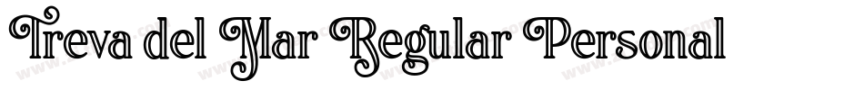 Treva del Mar Regular Personal Use Only字体转换